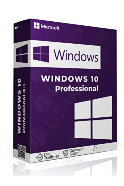 MICROSOFT Windows 10 Pro Dijital Lisans Anahtarı Key 32&64 Bit – Ömür Boyu