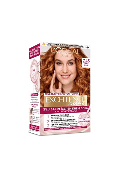 LORE Loreal Excellence Boya 7-43 Sultan Bakırı