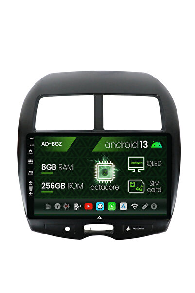 AutoDrop Navigatie Mitsubishi ASX/Peugeot 4008 (10-18) Android 13, Z-Octa/8GB...