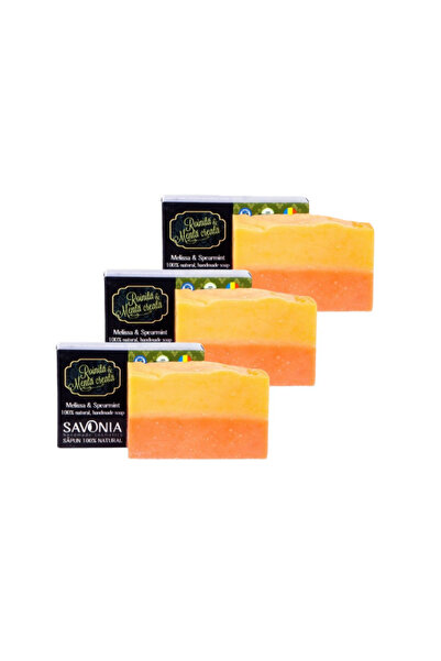 Savonia Set 3 buc - Sapun Roinita si Menta Creata,