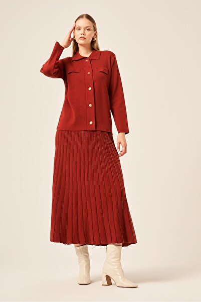 FTZ WOMEN طقم نسائي مكون من قطعتين بتفاصيل لامعة كود 20899