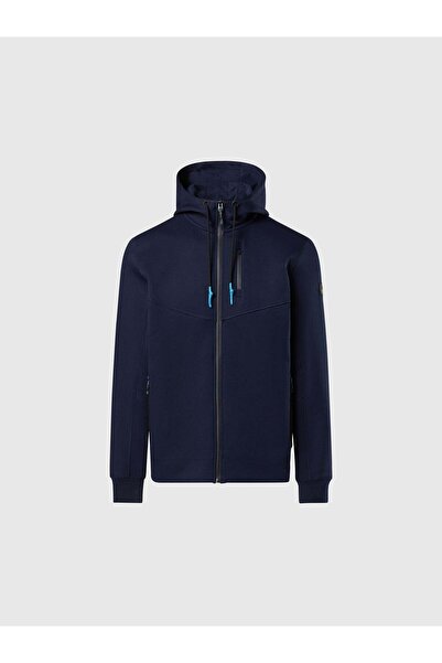 North Sails Kapüşonlu Fermuarlı Pamuklu Sweatshirt