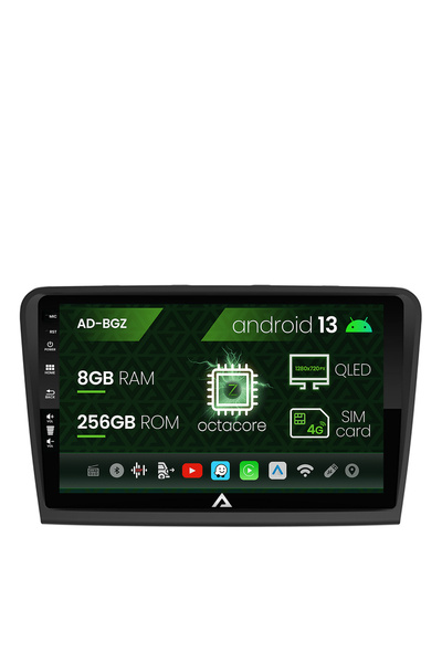 AutoDrop Navigatie Skoda Superb 2 (2008-2015), Android 13, Z-Octacore / 8GB R...