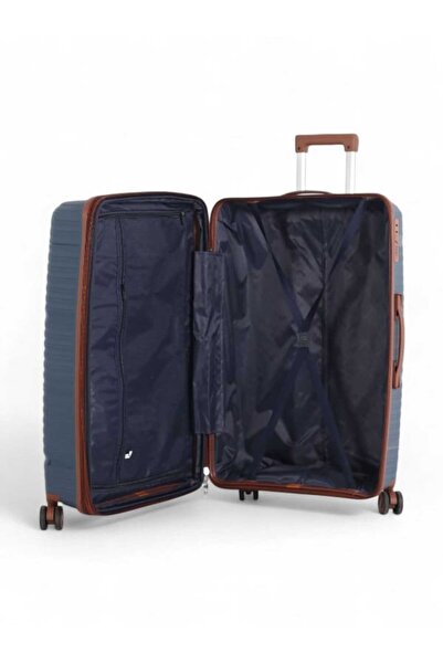CAPATAN Stylish and Durable Luggage Set - 3 Pieces of Shatter-Resistant Polypropylene (Double Stylish Design)