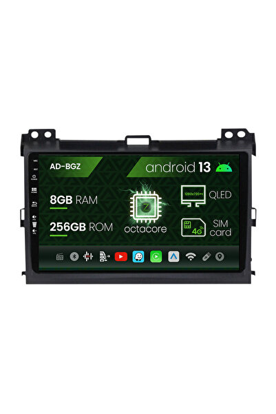 AutoDrop Navigatie Toyota Prado J120 (2002 - 2010), Android 13, Z-Octacore / ...