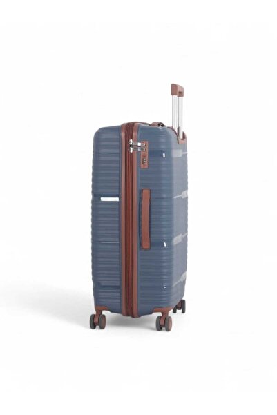 CAPATAN Luxury Durable 4-Piece Luggage Set (Shatterproof with Bonus Handbag) with Double Zipper Expansion Case