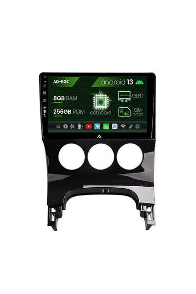 AutoDrop Navigatie Peugeot 3008/5008, Android 13, Z-Octacore / 8GB RAM + 256G...