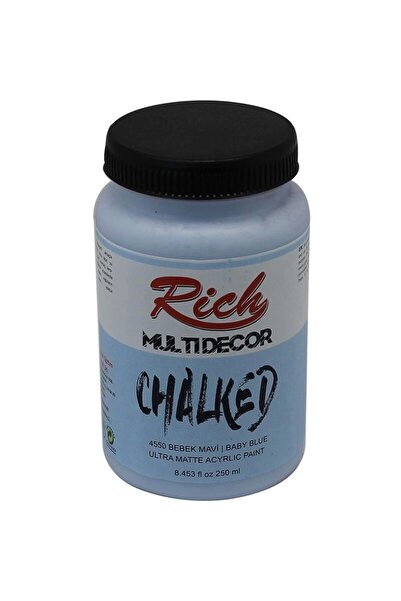 Rich Supertrend Multi Decor Chalked Akrilik Boya 250 cc. 4550 BEBEK MAVİ