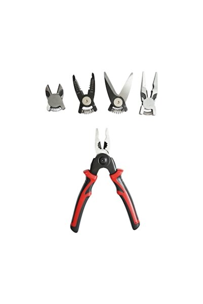 dalimag Set multifunctional 5 in 1 cu foarfeca, cleste patent taiere, sertiza...