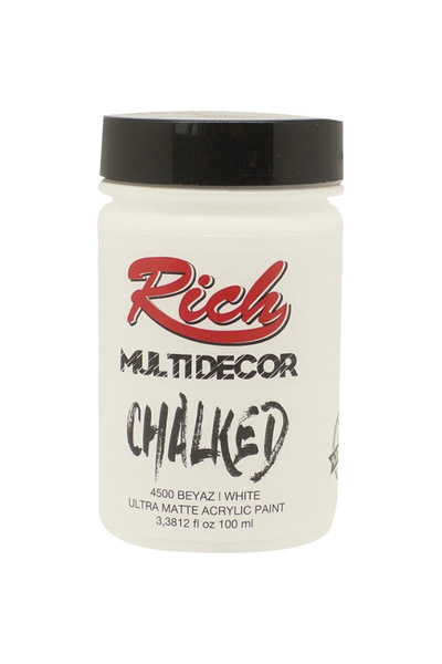 Rich Supertrend Multi Decor Chalked Akrilik Boya 100 cc. 4500 BEYAZ