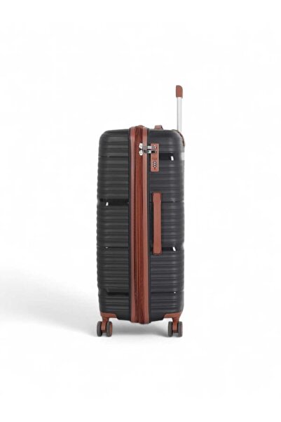 CAPATAN Stylish and Durable Luggage Set - 3 Pieces of Shatter-Resistant Polypropylene (Double Stylish Design)