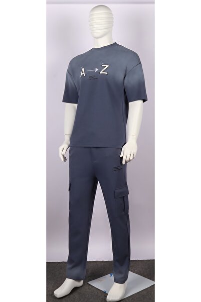Red Planet Men’s Two-Tone Long Pants Set