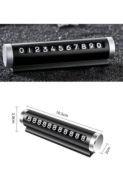 BİTERSE Telephone Number Dialer Adjustable Dialing Roller Numberer for Dashboard