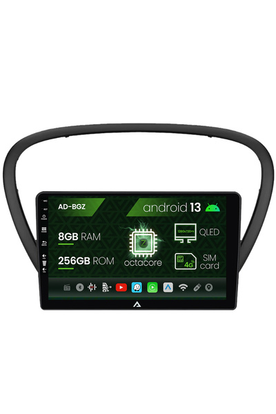 AutoDrop Navigatie Peugeot 607 (2004-2011), Android 13, Z-Octacore / 8GB RAM ...