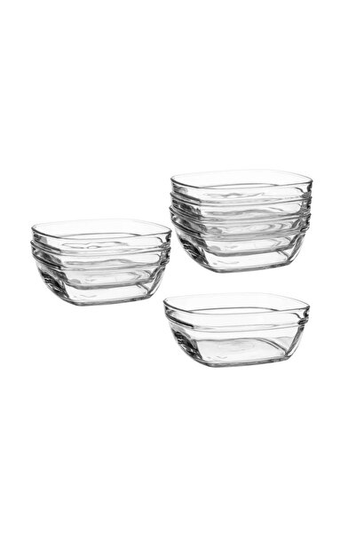 ORIAN Duralex Glass 6-Piece French Yogurt Dessert Set