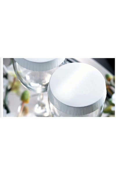 Mank Capace pentru pahare, din carton mat / alb / 68 mm / 200 buc