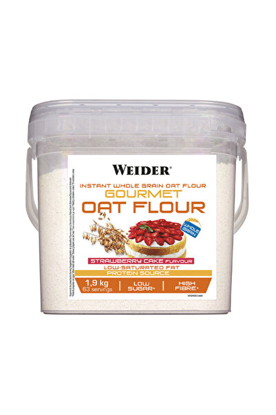 Weider Făină de ovăz, WEIDER, Gourmet, 1,9 kg, aromă de căpșuni