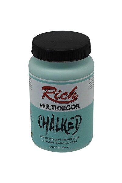Rich Supertrend Multi Decor Chalked Akrilik Boya 250 cc. 4546 RETRO MAVİ