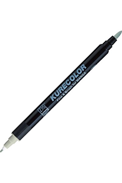 Generic Brand قلم رسم مانغا فاين آند براش من سوبرتريند كوريكولور 840 أخضر رما...