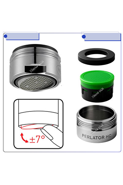 VitrA A3262201YP Perlatör. M24X1-Z Neoperl İçten Mafsallı