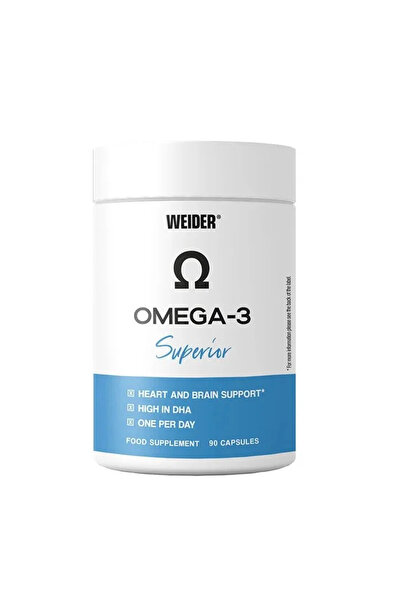 Weider Omega-3 Superior Fish Oil Capsules WEIDER, 90 pcs