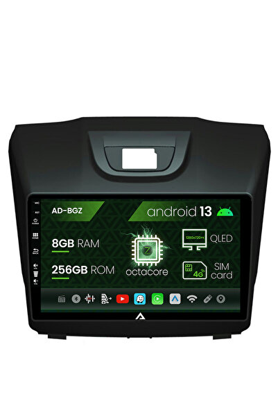 AutoDrop Navigatie Isuzu D-MAX (2015+), Android 13, Z-Octacore / 8GB RAM + 25...