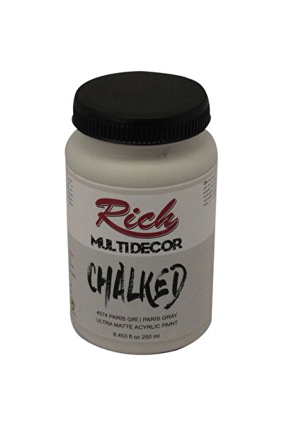 Rich Supertrend Multi Decor Chalked Akrilik Boya 250 cc. 4574 PARİS GRİ
