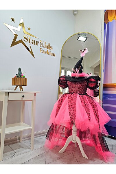 Star Kids Kız Çoçuk Cadı Kostümü, Kız Çocuk Cadı Elbise,Kız Çocuk Doğum Günü ...