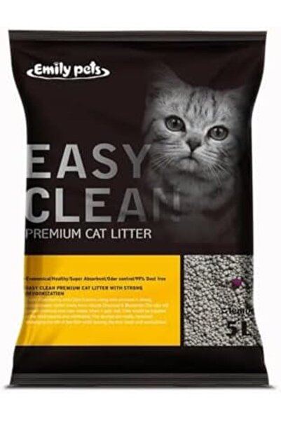 Emily Pets رمل قطط بنتونيت معطر برائحة الليمون (١٠ لتر)