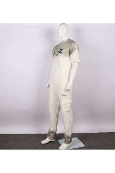 Red Planet Men’s Two-Tone Long Pants Set