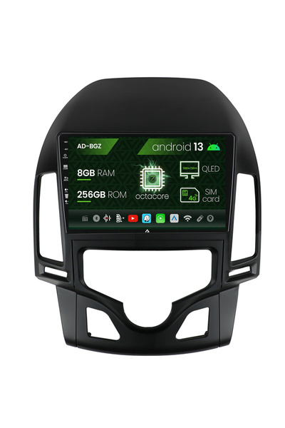 AutoDrop Navigatie Hyundai I30 (07-12) Clima Automata, Android 13, Z-Octa/8GB...