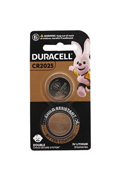 Duracell بطارية CR2025 (خلية زر - ليثيوم أيون) متعددة الأغراض 3 فولت