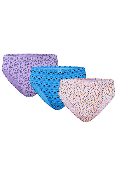 FASHION ACADEMY مجموعة من 3 قطع من سراويل داخلية نسائية مطبوعة