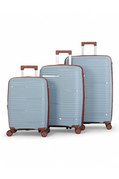 CAPATAN 3-piece travel bag set made of shatter-resistant polypropylene