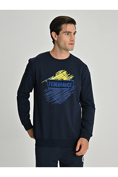 Fenerium ERKEK TRIBUN BRUSH DETAYLI SWEAT