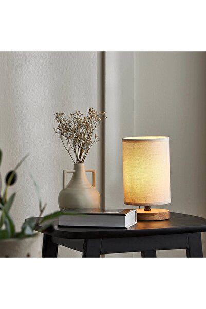 Generic Ajax Wooden Table Lamp - 21 cm