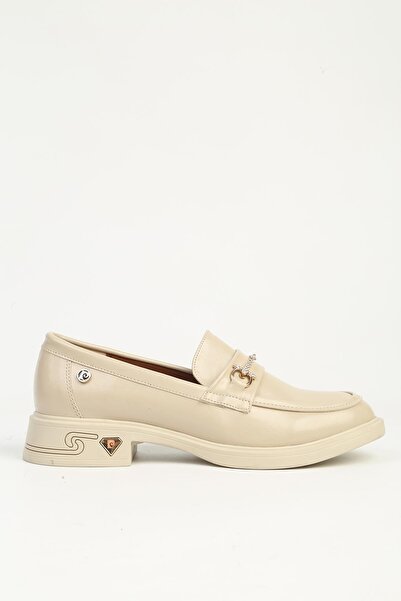 Pierre Cardin Krem Kadın Loafer PC-55257