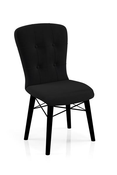 Desire Стол Babyface Safir, едно парче, хол, кухня, тапицерия от кадифе, дърв...