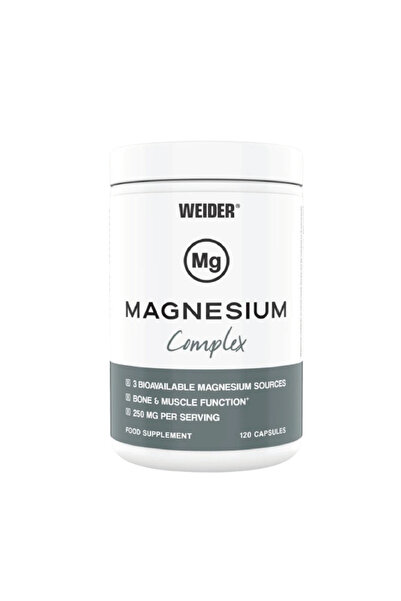 Weider Capsule de magneziu, WEIDER, 120 capsule, 250 mg