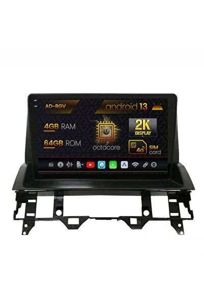 AutoDrop Navigatie Mazda 6 (2002-2008),Android 13,V-Octa/4GB RAM+64GB ROM,10.36"