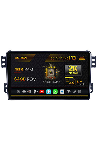 AutoDrop Navigatie Opel Agila/Suzuki Splash (2007-2014),Android 13,V-Octa/4GB...