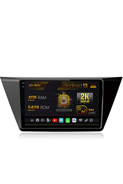 AutoDrop Navigatie Volkswagen Touran (2016+),Android 13,V-Octa/4GB RAM+64GB R...
