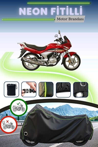 Cemku Fast قماش محرك متوافق مع نيون فيتيل هوندا CBF 150 من بلاك ليكت