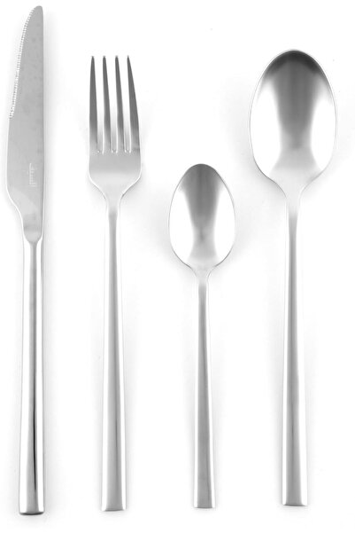 ALSAIF 24 Pieces, Stainless Steel Cutlery Set from ALSAIF, Gold and Silver