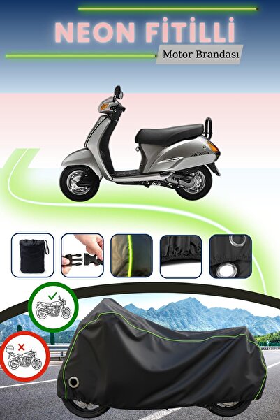 Cemku Fast غطاء محرك متوافق مع نيون فيتيل هوندا أكتيفا 100 باللون الأسود