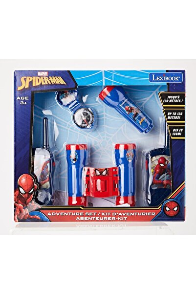 LEXIBOOK Spider-Man Adventurer Set RPTW12SP Walkie-Talkies Binoculars Torch 5+