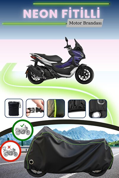 Cemku Fast غطاء محرك أسود نيون متوافق مع أبريليا ليوناردو 125