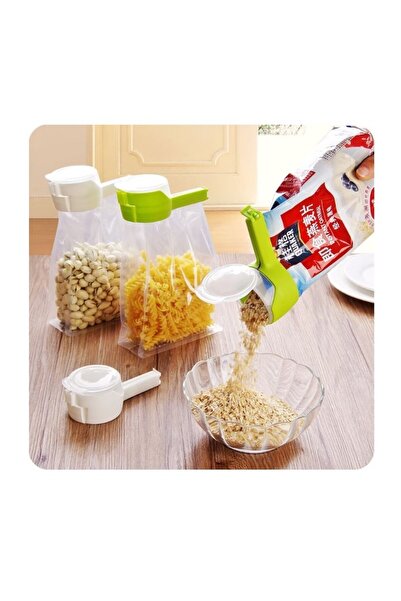 Flippy Set of 4 Flippy Lid Clips, For Sealing Food Bags, ABS Material, Multicolor