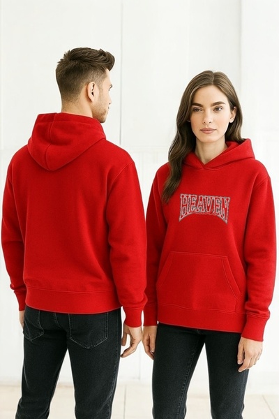 ArtYus سويت شيرت بقلنسوة مطبوعة بألوان السماء