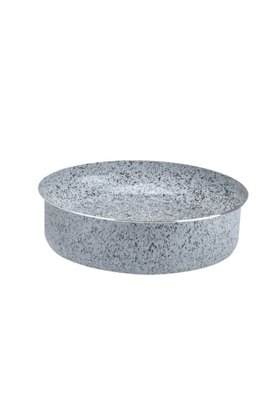 Voltz Tray Oliver Siena OV51222J26, Round, 26 cm, Marble finish, Gray
